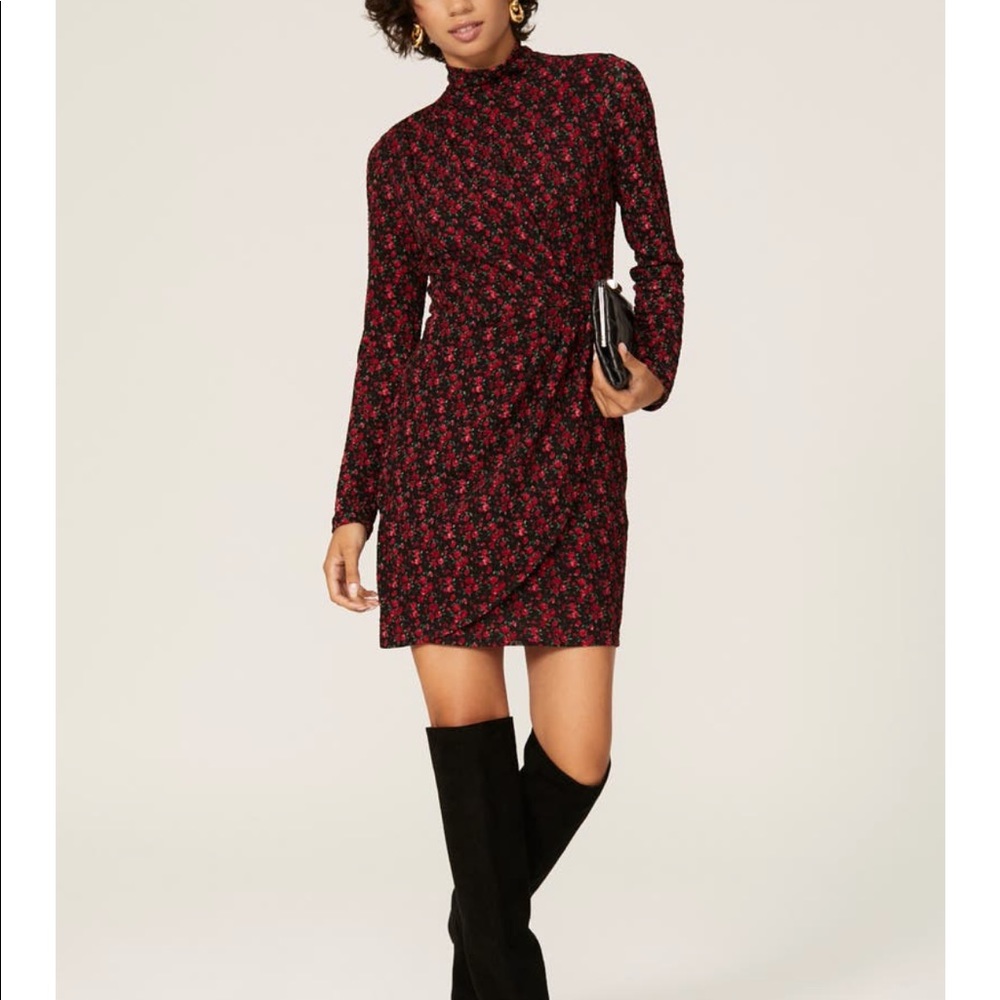 Black Halo Briar Floral Mini Dress